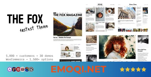 Download The Fox v6.2 – Minimal WordPress Blog Magazine Theme